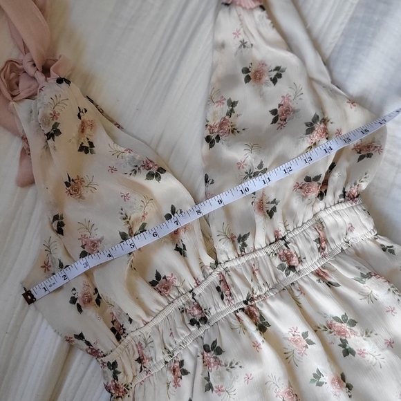 SOLD Ethereal Boutique Floral Tiered Dress - Picture 6 of 12